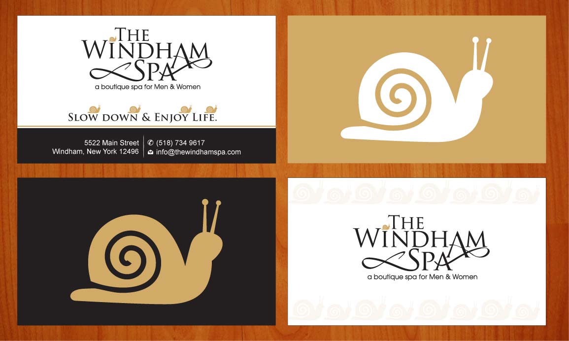 Design de Carte de Visite par Sbss pour The Windham Spa | Design #1408991