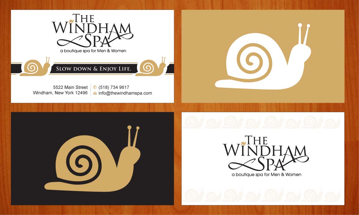 Design de Carte de Visite par Sbss pour The Windham Spa | Design #1408992