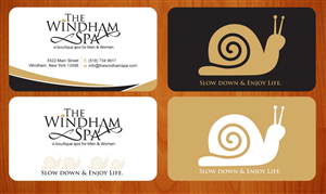 Business Card Design by Sbss for The Windham Spa | Design: #1408997