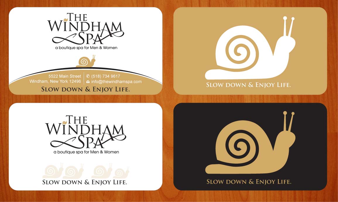 Business Card Design by Sbss for The Windham Spa | Design #1409007