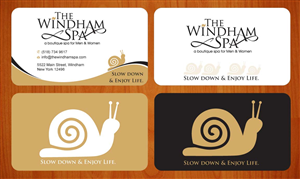 Business Card Design by Sbss for The Windham Spa | Design: #1409009