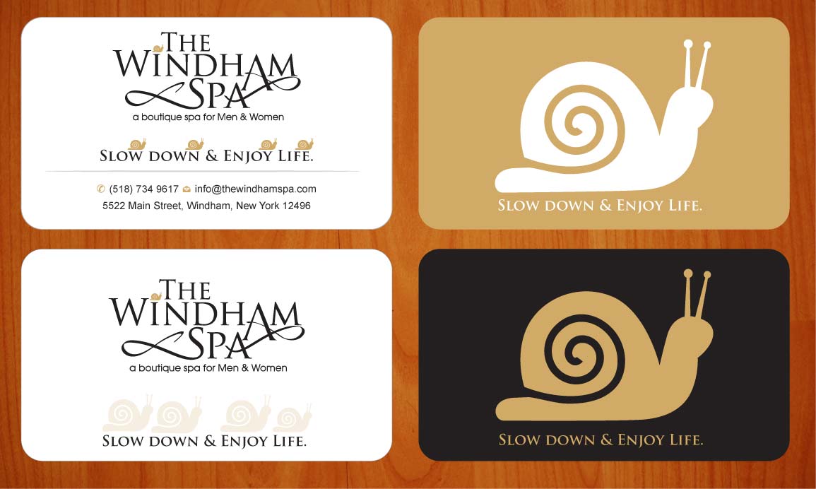 Design de Carte de Visite par Sbss pour The Windham Spa | Design #1409010