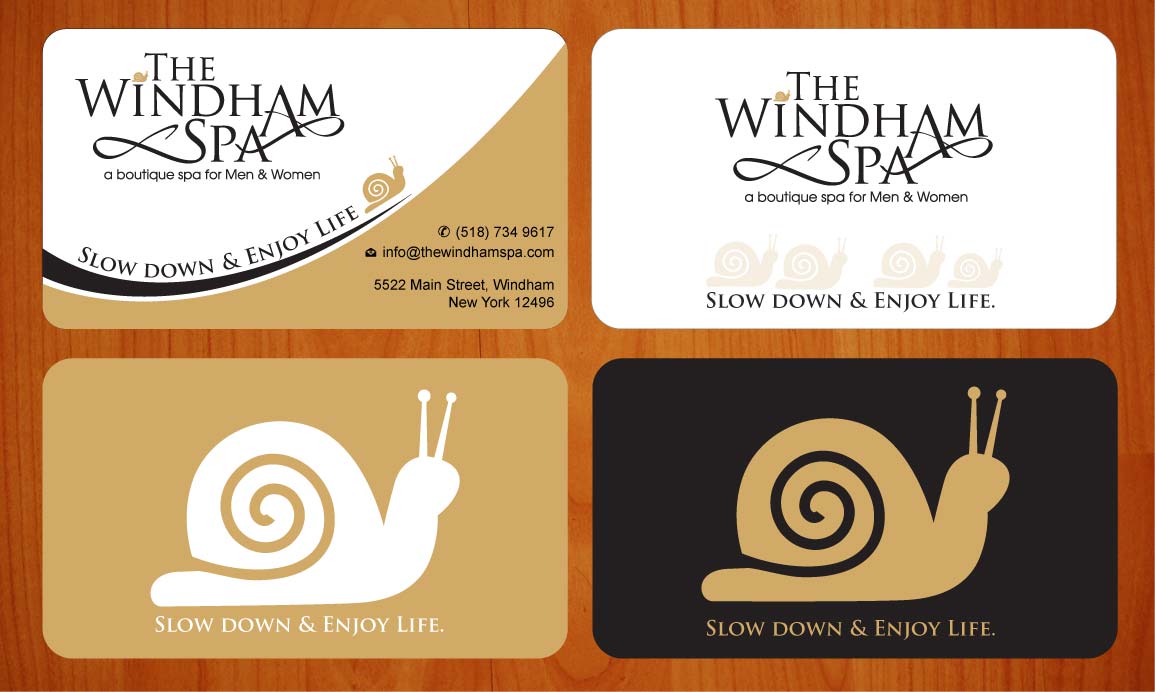 Business Card Design by Sbss for The Windham Spa | Design #1409013