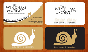 Design de Carte de Visite par Sbss pour The Windham Spa | Design : #1409013