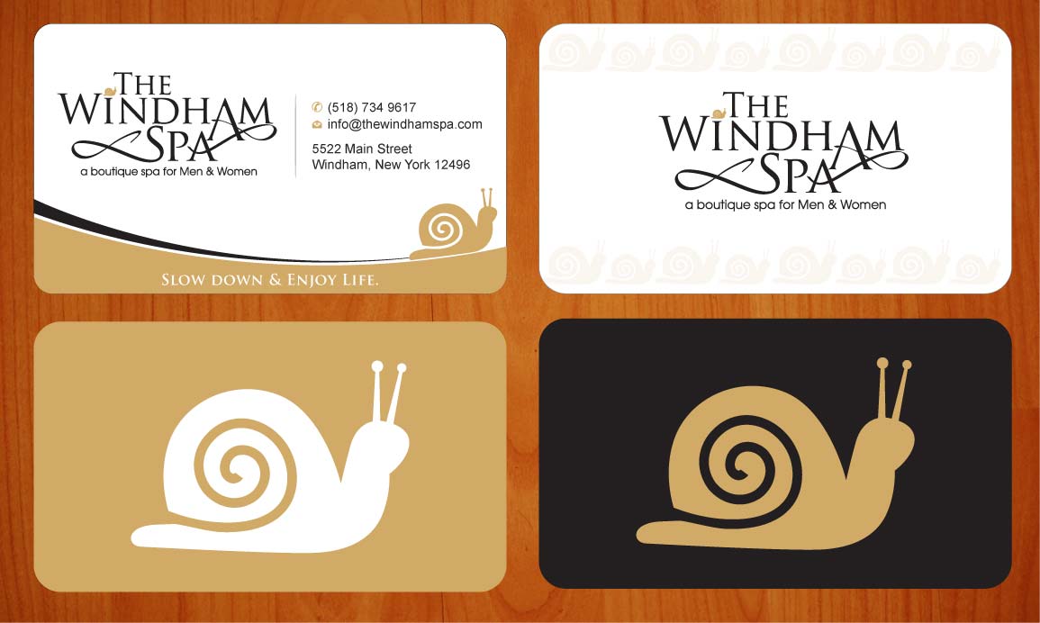 Design de Carte de Visite par Sbss pour The Windham Spa | Design #1409017