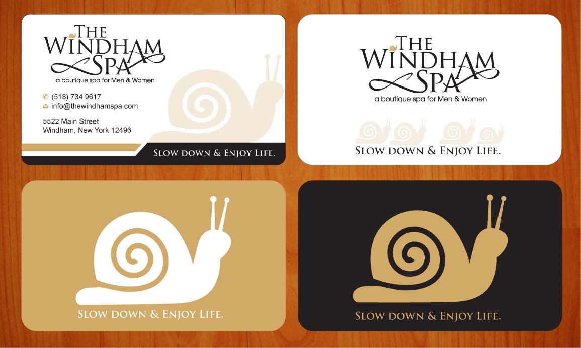 Design de Carte de Visite par Sbss pour The Windham Spa | Design #1409018
