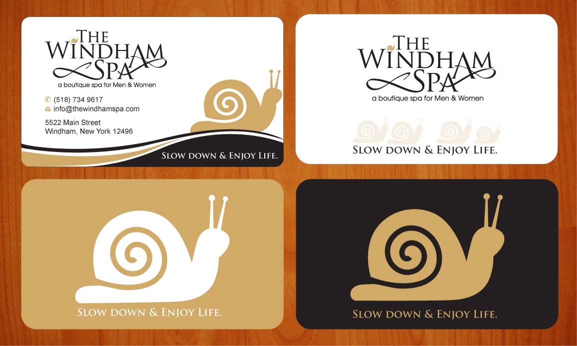 Design de Carte de Visite par Sbss pour The Windham Spa | Design #1409024