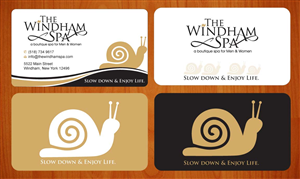 Design de Carte de Visite par Sbss pour The Windham Spa | Design : #1409024