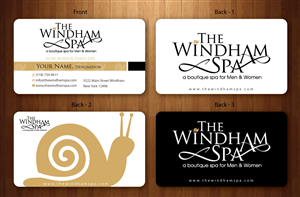 Design de Carte de Visite par Sbss pour The Windham Spa | Design : #1412226