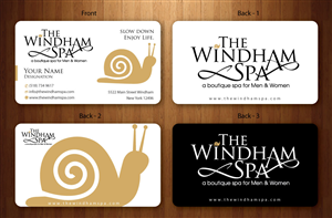 Design de Carte de Visite par Sbss pour The Windham Spa | Design : #1412252