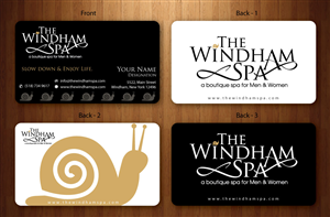 Business Card Design by Sbss for The Windham Spa | Design: #1412258