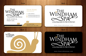 Business Card Design by Sbss for The Windham Spa | Design: #1412259