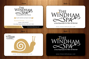 Business Card Design by Sbss for The Windham Spa | Design: #1412301