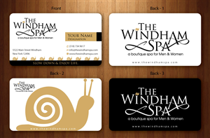 Business Card Design by Sbss for The Windham Spa | Design: #1412315