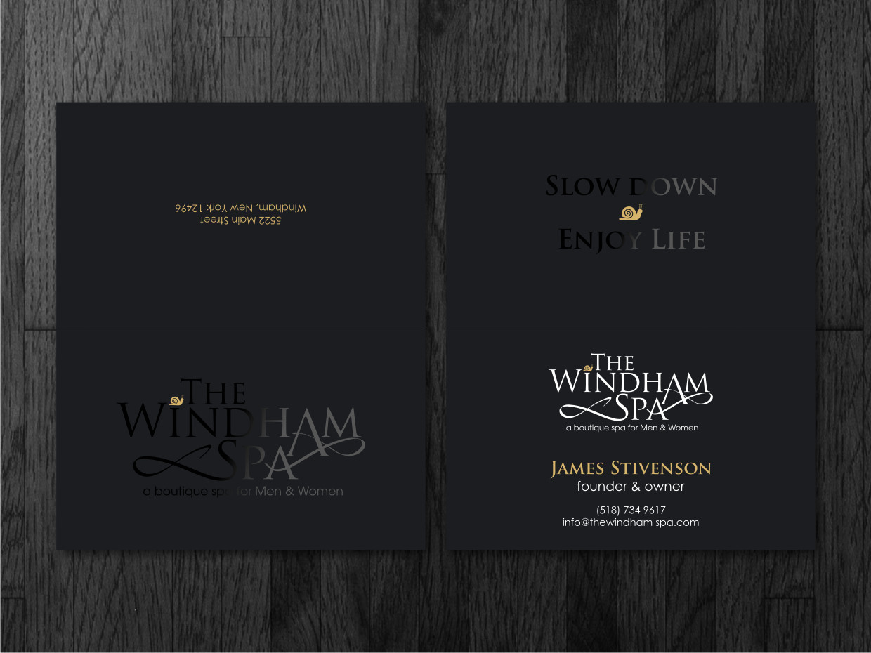 Design de Carte de Visite par Atvento Graphics pour The Windham Spa | Design #1422952