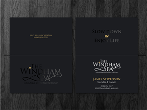 Design de Carte de Visite par Atvento Graphics pour The Windham Spa | Design : #1422952