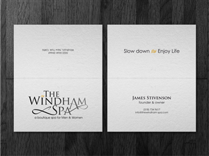 Spa Business Card Design Project | Business Card Design by Atvento Graphics