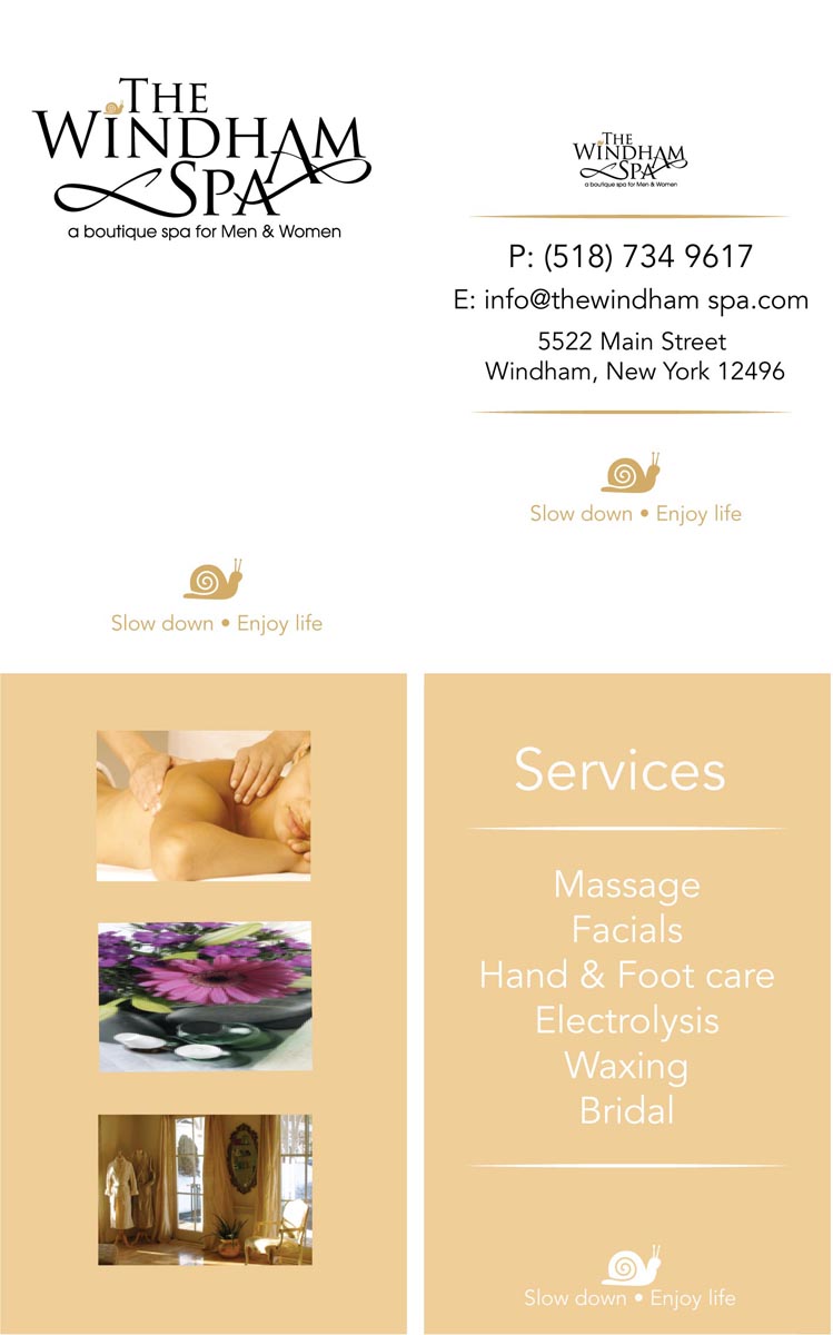 Design de Carte de Visite par Lou Sharp pour The Windham Spa | Design #1416042