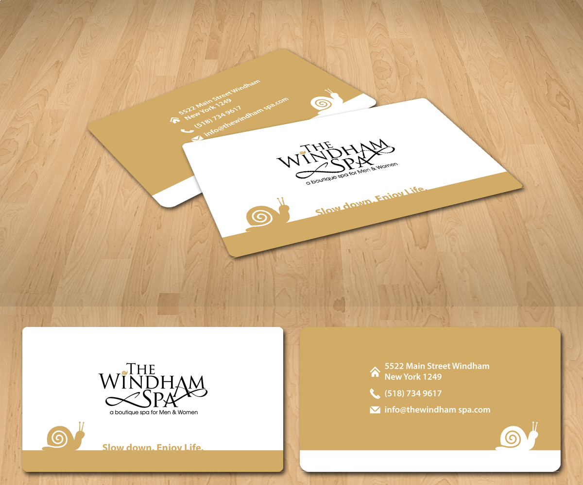 Design de Carte de Visite par Radu Borzea pour The Windham Spa | Design #1408315