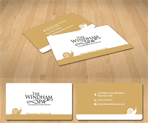 Design de Carte de Visite par Radu Borzea pour The Windham Spa | Design : #1408315