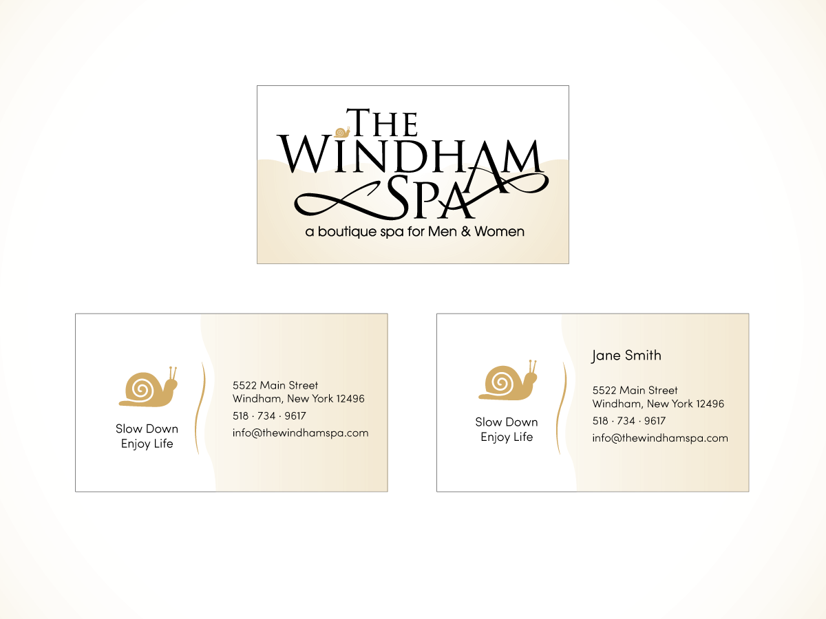 Design de Carte de Visite par Hector pour The Windham Spa | Design #1406722