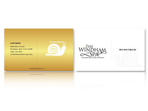 Business Card Design by Hueray for The Windham Spa | Design: #1411863