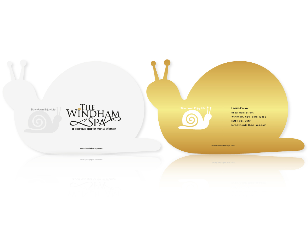 Business Card Design by Hueray for The Windham Spa | Design #1411870
