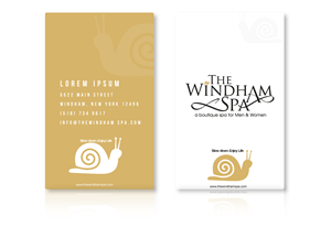 Business Card Design by Hueray for The Windham Spa | Design: #1419093