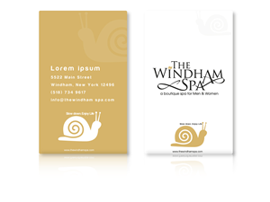 Business Card Design by Hueray for The Windham Spa | Design: #1419095