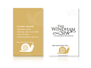 Business Card Design by Hueray for The Windham Spa | Design: #1424957