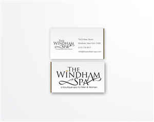 Business Card Design by Muhammad Shoaib Younus for The Windham Spa | Design: #1412592