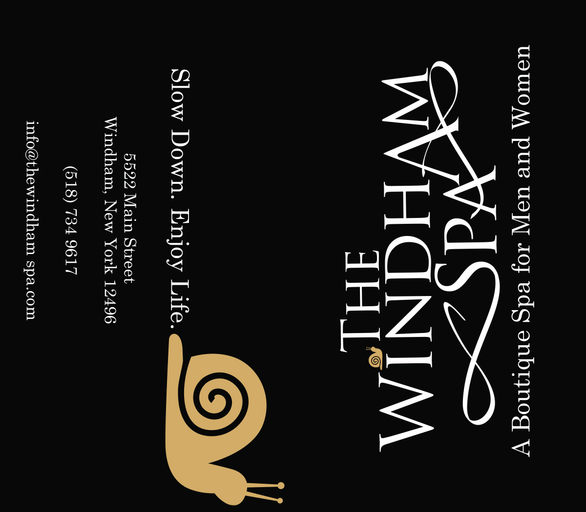 Design de Carte de Visite par Kimberly pour The Windham Spa | Design #1424216