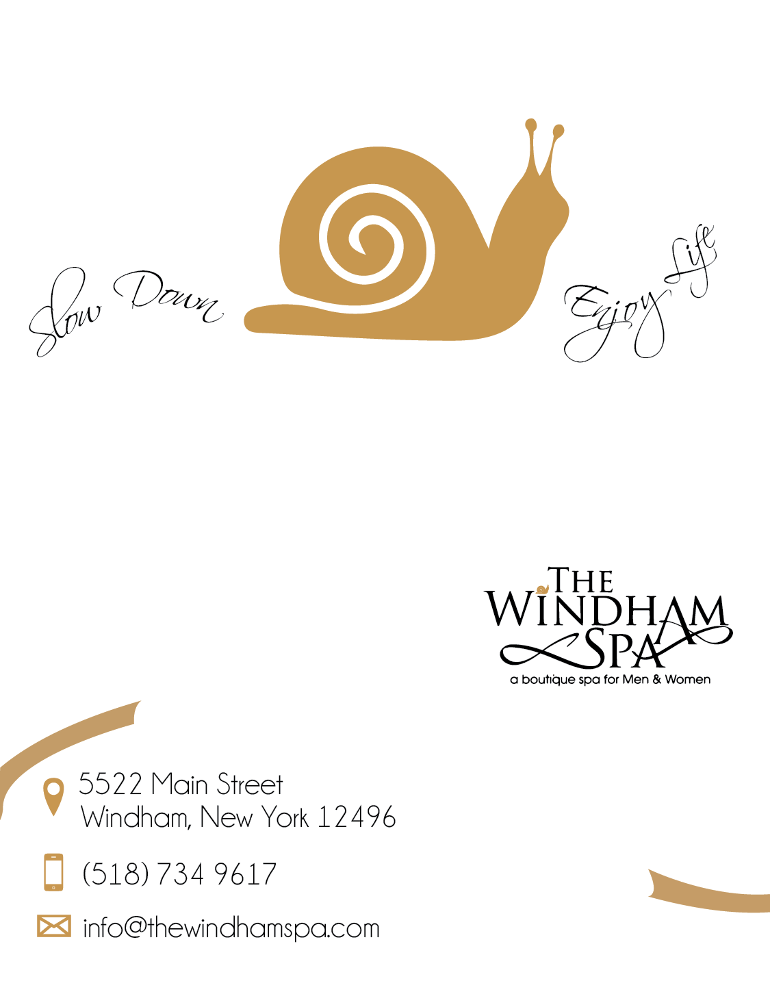 Design de Carte de Visite par JadeCrystal pour The Windham Spa | Design #1423864