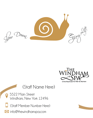 Business Card Design by JadeCrystal for The Windham Spa | Design: #1426626