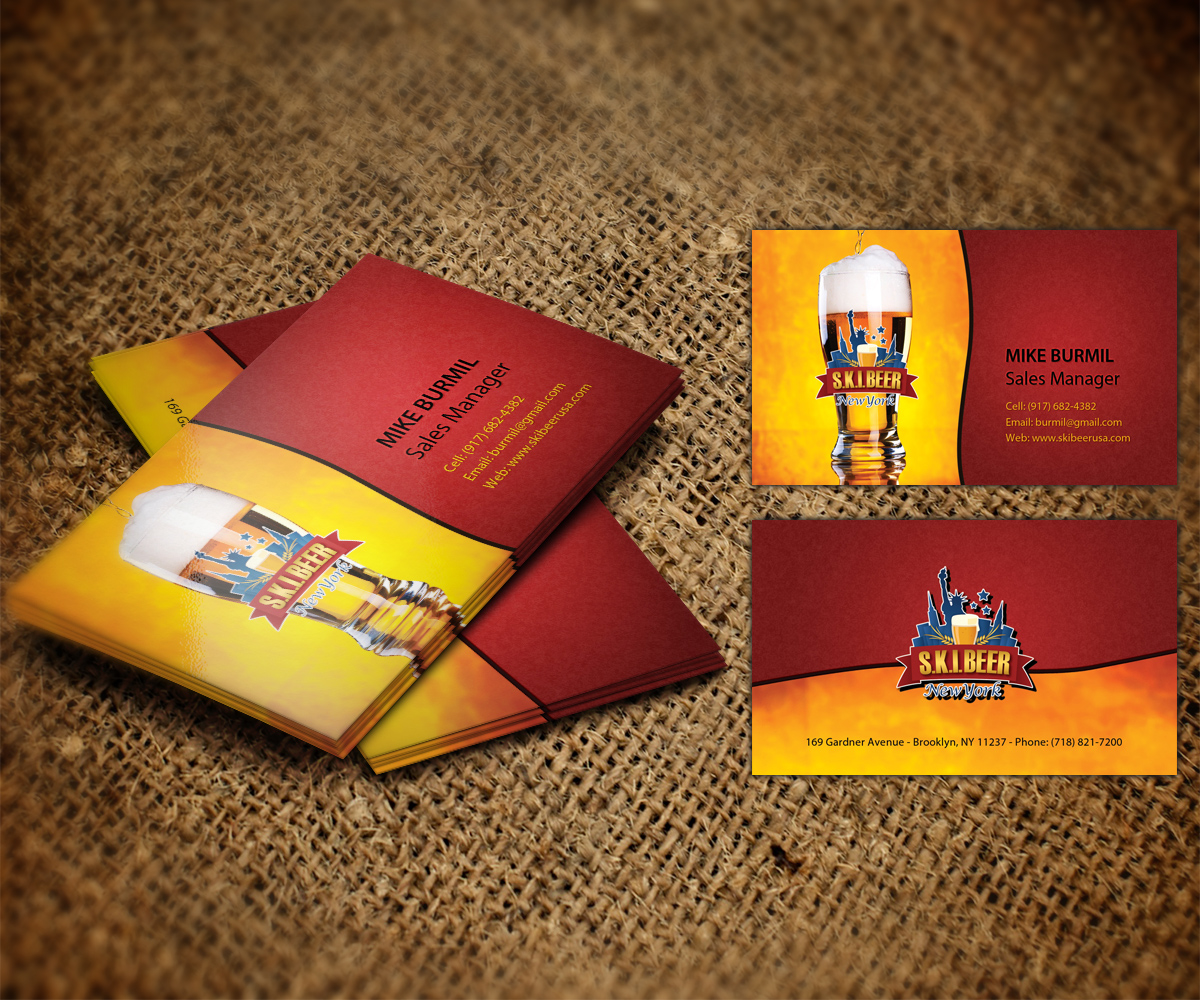 Diseño de Tarjeta de Presentación por bmaverick para SKI Beer | Diseño #1412707