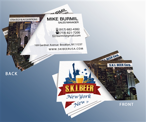 Visitenkarten-Design von Angelin@ für SKI Beer | Design: #1417673