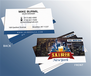 Visitenkarten-Design von Angelin@ für SKI Beer | Design: #1417675