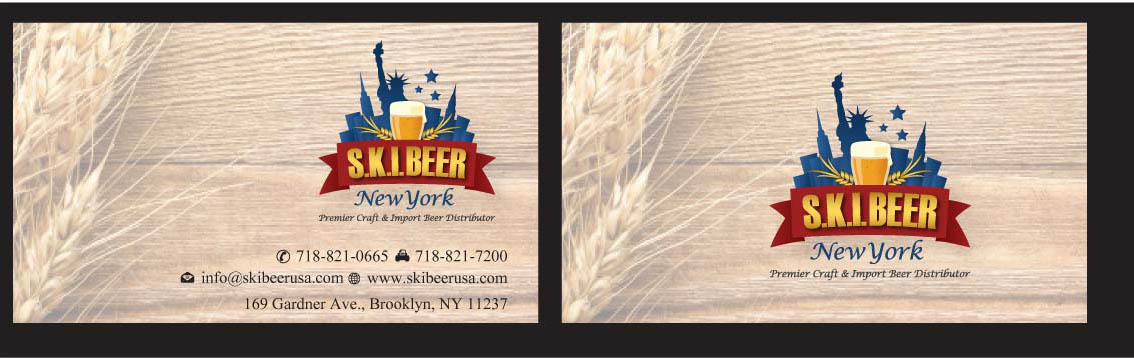 Diseño de Tarjeta de Presentación por Sbss para SKI Beer | Diseño #1408782