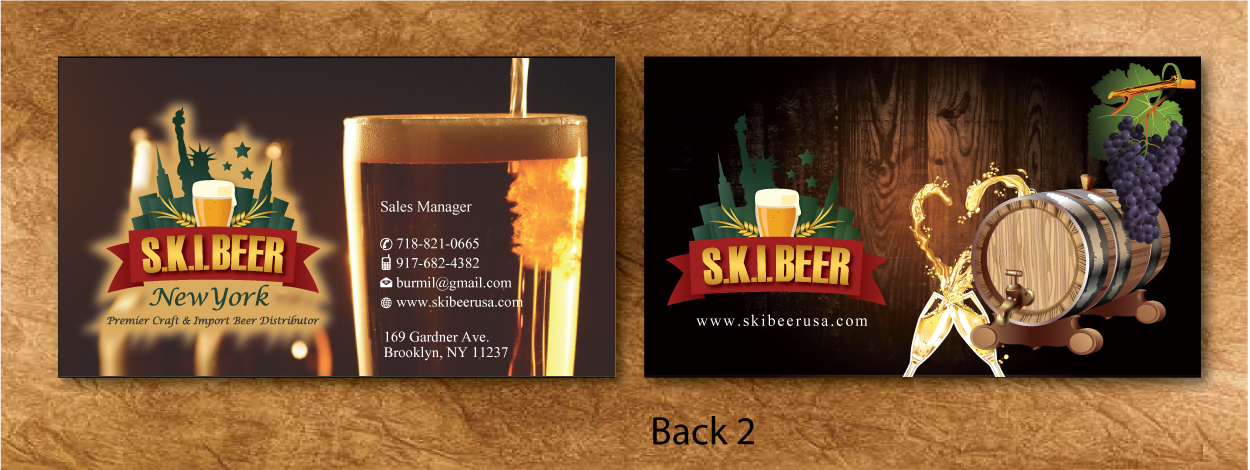 Visitenkarten-Design von Sbss für SKI Beer | Design #1422731