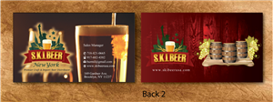 Visitenkarten-Design von Sbss für SKI Beer | Design: #1422741