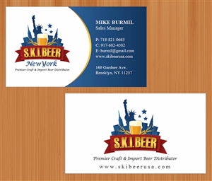 Design de Carte de Visite par Sbss pour SKI Beer | Design : #1443324