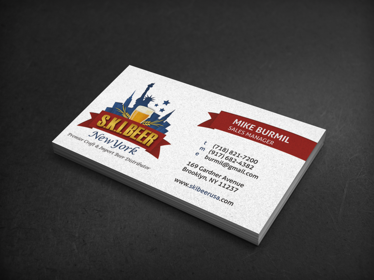 Visitenkarten-Design von HYPdesign für SKI Beer | Design #1409741