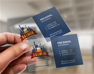 Business Card Design by HYPdesign for SKI Beer | Design: #1409748