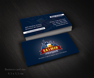 Visitenkarten-Design von wall-jamboree für SKI Beer | Design: #1414098