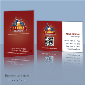Business Card Design by wall-jamboree for SKI Beer | Design #1424947