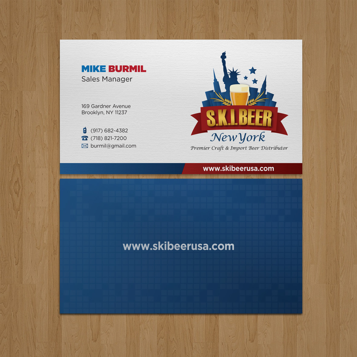 Diseño de Tarjeta de Presentación por kendhie para SKI Beer | Diseño #1411138