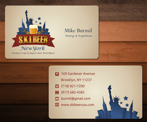Visitenkarten-Design von Out of the Box Ideas für SKI Beer | Design: #1422754