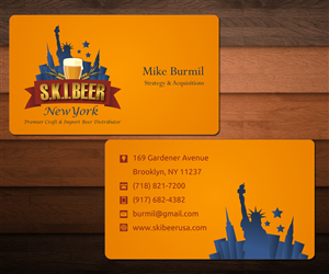 Visitenkarten-Design von Out of the Box Ideas für SKI Beer | Design: #1422761