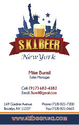 Diseño de Tarjeta de Presentación por Sami Kay para SKI Beer | Diseño #1409003