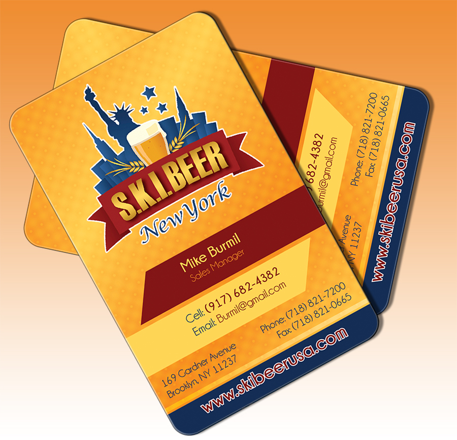 Business Card Design by Sami Kay for SKI Beer | Design #1409458